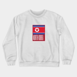 North Korea Country Symbols Crewneck Sweatshirt